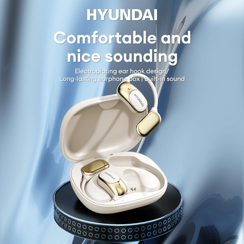 HYUNDAI FIT2 OWS Electronic Wireless Bluetooth Earbud Headset, V5.4 Audio Technology, Comfortable & Luxurious Sound for Music & Phone Calls