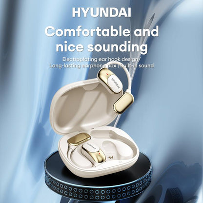 HYUNDAI FIT2 OWS Electronic Wireless Bluetooth Earbud Headset, V5.4 Audio Technology, Comfortable & Luxurious Sound for Music & Phone Calls