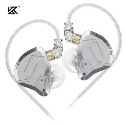 ZSN Pro 2 Hybrid Drive 1BA+1DD in Ear Metal Earphones HIFI Bass Headset Monitor Earbuds Sport Noise Cancelling Headphone