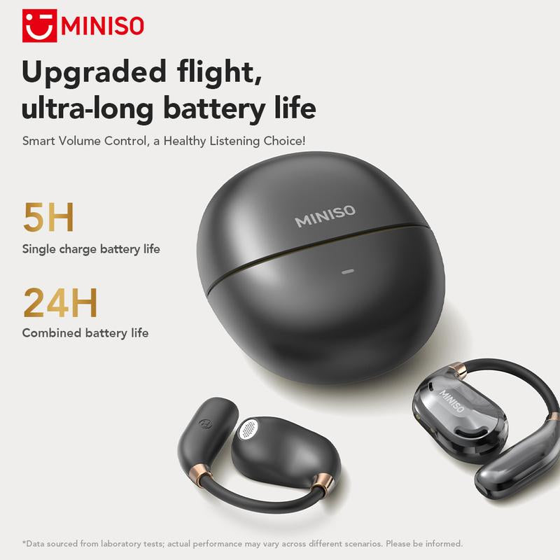 MINISO MS209 Wireless Bluetooth Headset, Bluetooth 6.0, OWS Earphones , Sports Headphones, Built-In Microphone, Compatible with Android/Ios