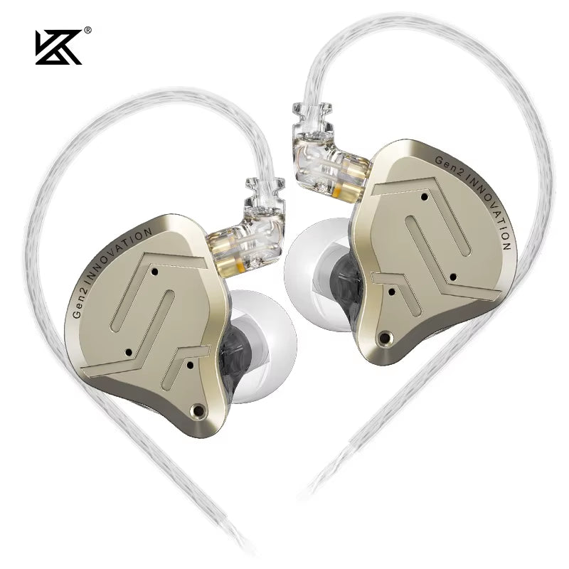 ZSN Pro 2 Hybrid Drive 1BA+1DD in Ear Metal Earphones HIFI Bass Headset Monitor Earbuds Sport Noise Cancelling Headphone