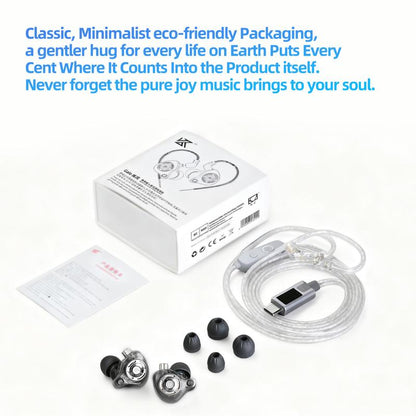 KZ Gale Wired Earbuds with Microphone Hifi Deep Bass Comfort-Fit Ear Buds for Gaming Super-Linear Driver IEM for Gaming Compatible for PC PS5 PS4 Nintendo Switch Steam Deck 3.5Mm Mic Audio Cable