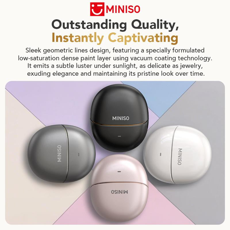 MINISO MS209 Wireless Bluetooth Headset, Bluetooth 6.0, OWS Earphones , Sports Headphones, Built-In Microphone, Compatible with Android/Ios