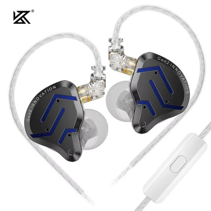 ZSN Pro 2 Hybrid Drive 1BA+1DD in Ear Metal Earphones HIFI Bass Headset Monitor Earbuds Sport Noise Cancelling Headphone