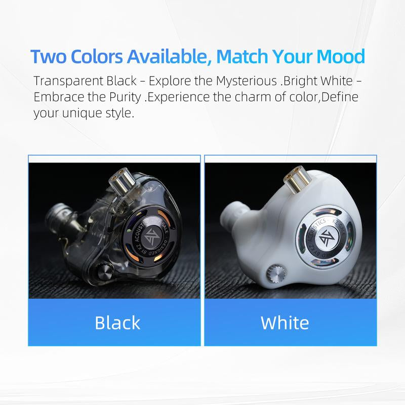 KZ Gale Wired Earbuds with Microphone Hifi Deep Bass Comfort-Fit Ear Buds for Gaming Super-Linear Driver IEM for Gaming Compatible for PC PS5 PS4 Nintendo Switch Steam Deck 3.5Mm Mic Audio Cable